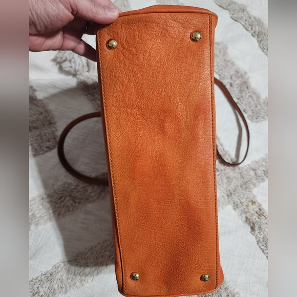 Michael Kors Crossbody Orange Shoulder Bag large - Picture 10 of 10